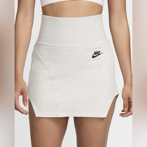 Nike Dresses & Skirts - Nike [M] Sportswear Tech Fleece Women's High-Waisted Mini Skirt